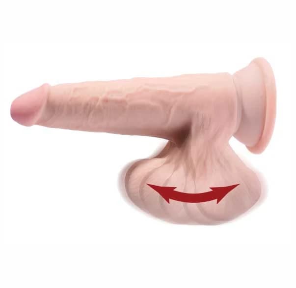 A-consolador King Cock Plus Triple 6 Con Testiculo - imagen 3