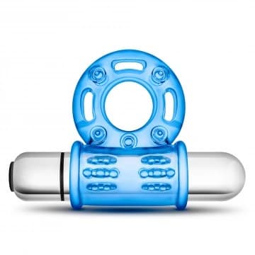 Anillo Toro Vibrador Stay Hard 10 Funciones Azul - imagen 2