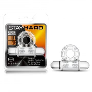 Anillo Toro Vibrador Stay Hard 10 Funciones - imagen 1