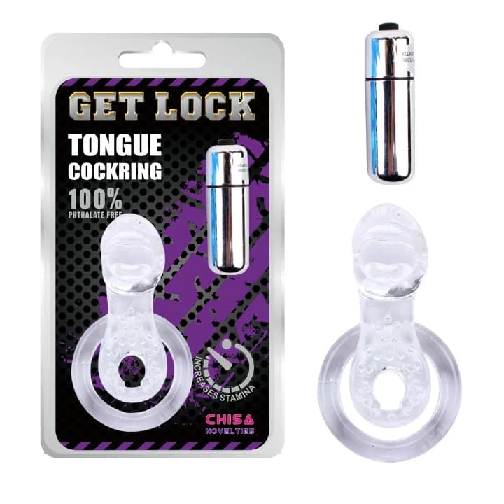 Anillo Vibrador Get Lock Tongue - imagen 1