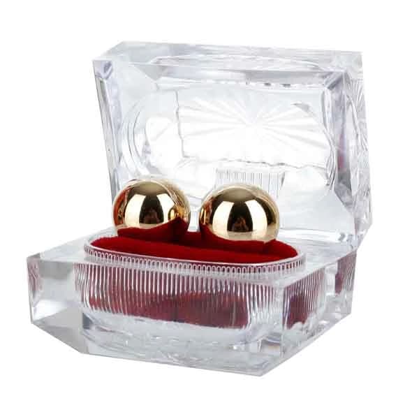 Bolas Chinas de Cristal Geisha Dorado - imagen 2