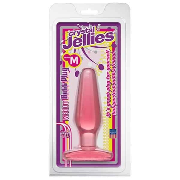 Consolador Crystal Jellies Rosa m - imagen 1