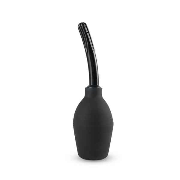 Consolador Enema Curva\duche Negro - imagen 2