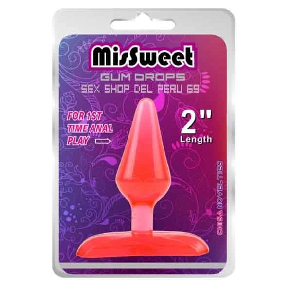 Consolador Miss Sweet 2° Rojo Transparente - imagen 1