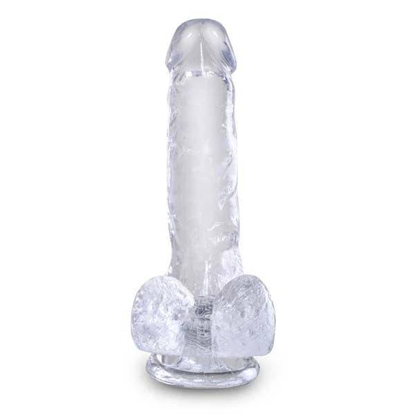 B-consolador King Cock Clear 6 Con Testiculos - imagen 3