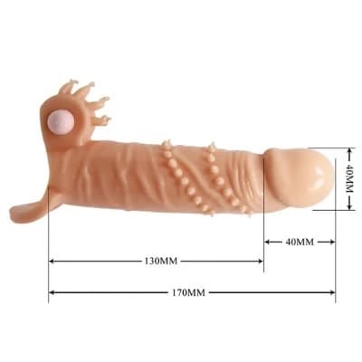 Funda De Extension Con Vibrador Pretty Love 6.7 - imagen 2