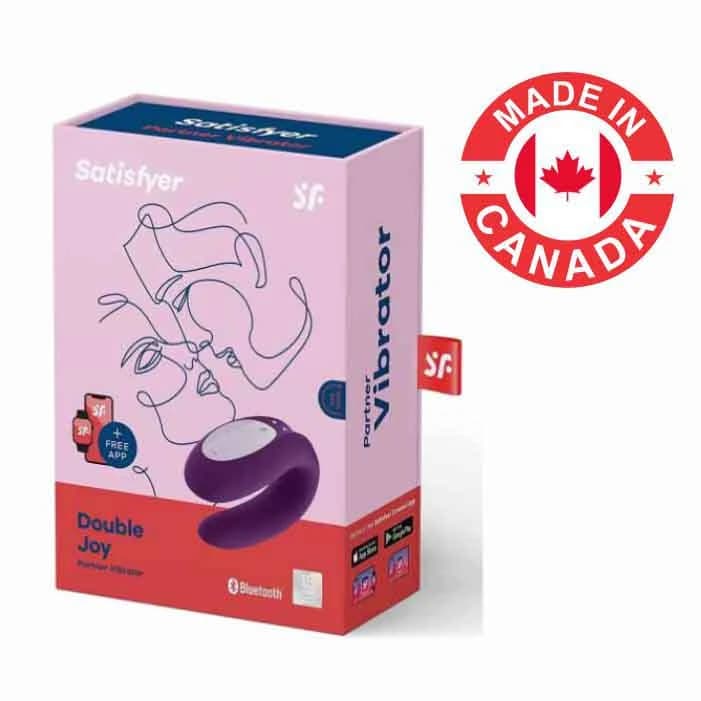 A-vibrador Satisfyer Inteligente Doble Joy Lila - imagen 1