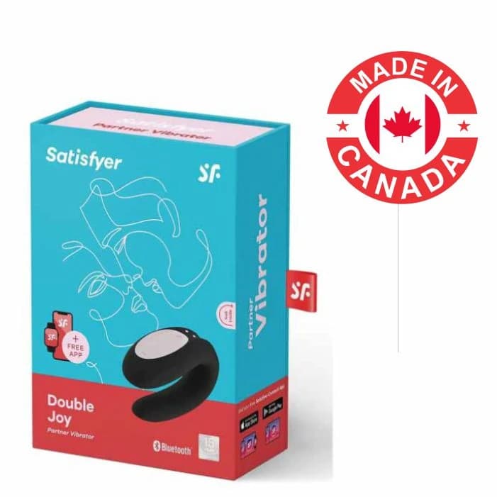 A-vibrador Satisfyer Inteligente Doble Joy Negro - imagen 1