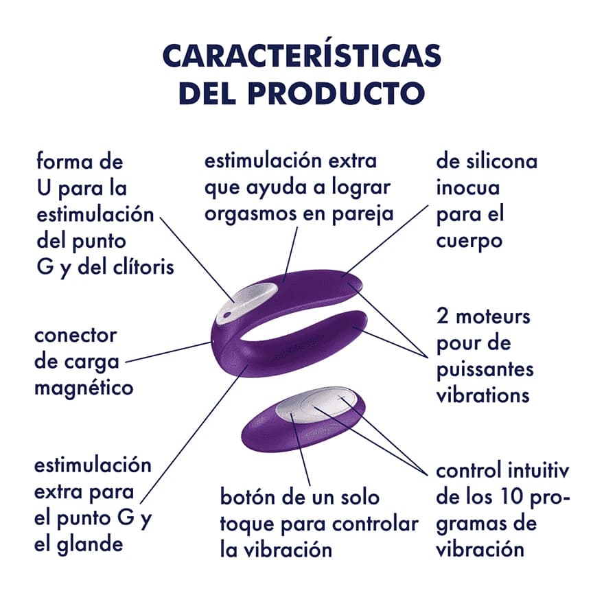 A-vibrador Satisfyer Mando Doble Plus - imagen 3