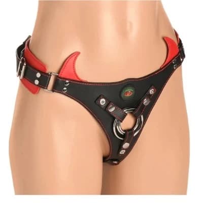 Fetish Strap Arnes Con Correa Horny Devil Rojo - imagen 2