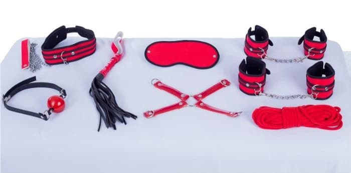Fetish Kit Sado Bondage ii Rojo - imagen 1