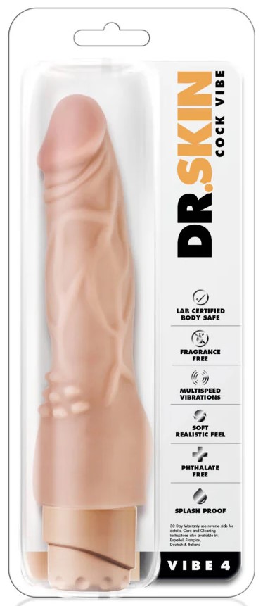 Vibrador Realista Dr. Skin- Cock Vibe #4- Beige - imagen 1