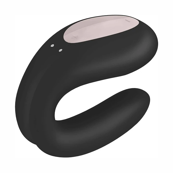A-vibrador Satisfyer Inteligente Doble Joy Negro - imagen 2