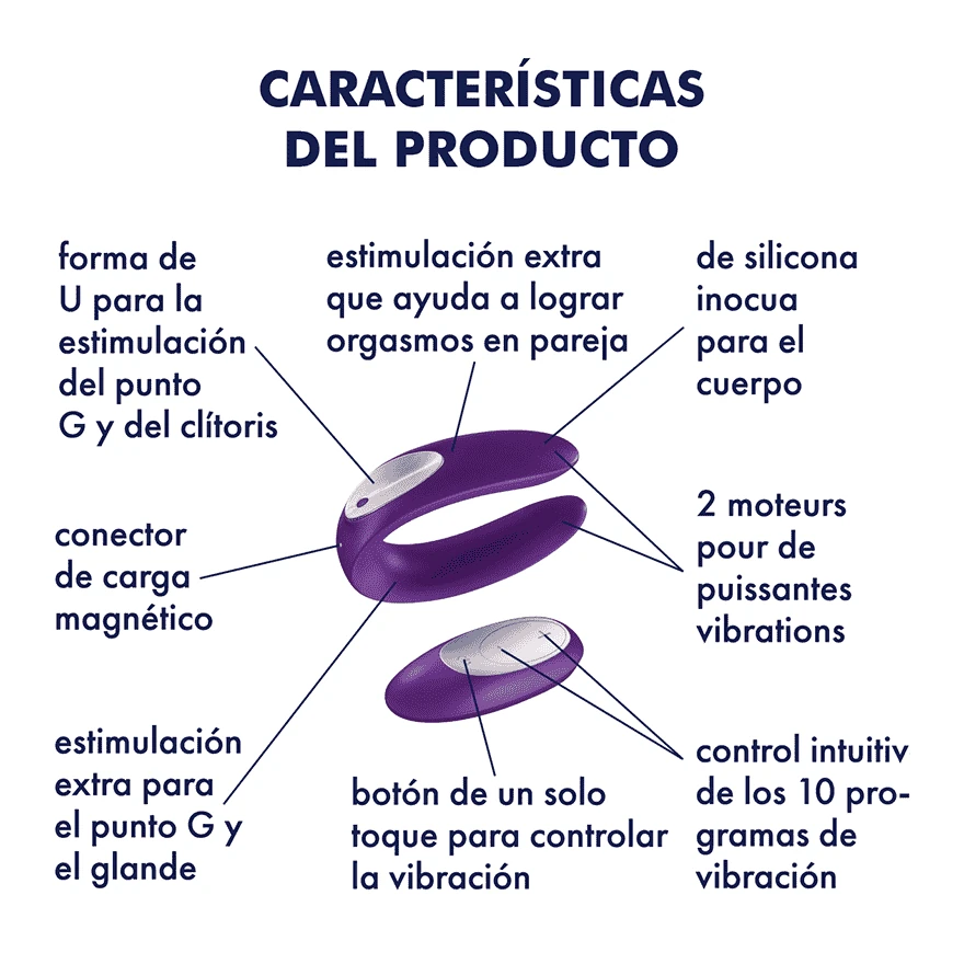 A-vibrador Satisfyer Mando Doble Plus - imagen 3