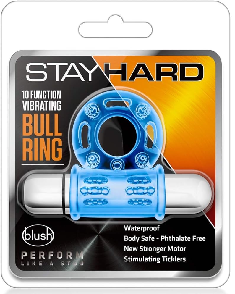 Anillo Retardante Vibrador Stay Hard 10 Funciones  - imagen 1
