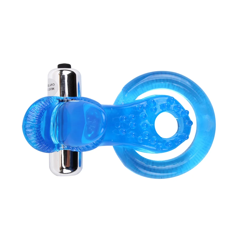 Anillo Retardante Vibrador Get Lock Tongue Azul - imagen 3