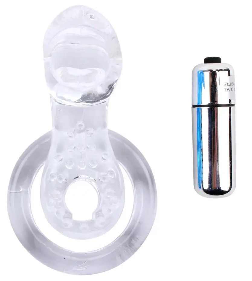 Anillo Vibrador Retardante Get Lock Tongue - imagen 1