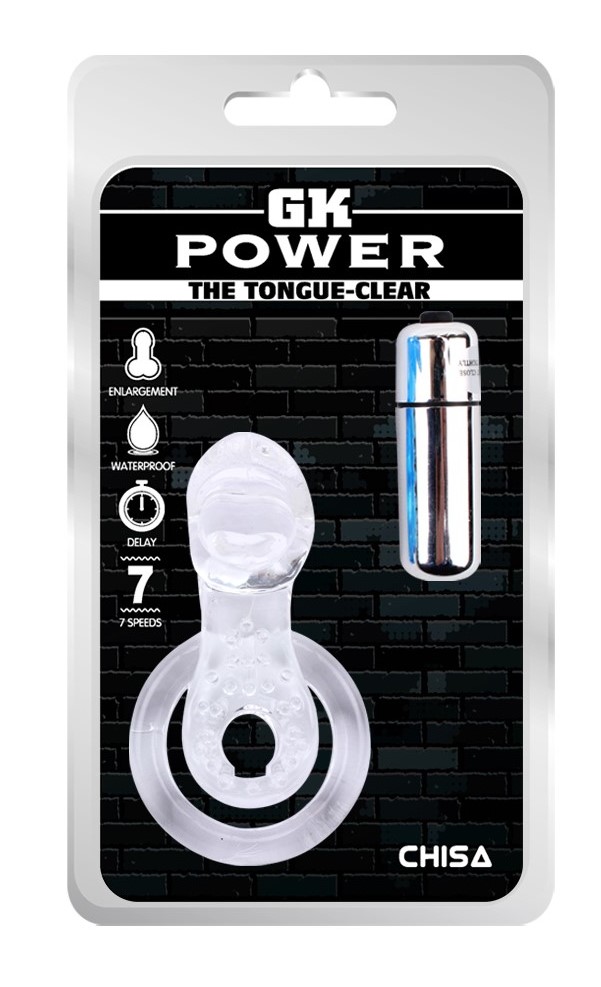 Anillo Vibrador Retardante Get Lock Tongue - imagen 1