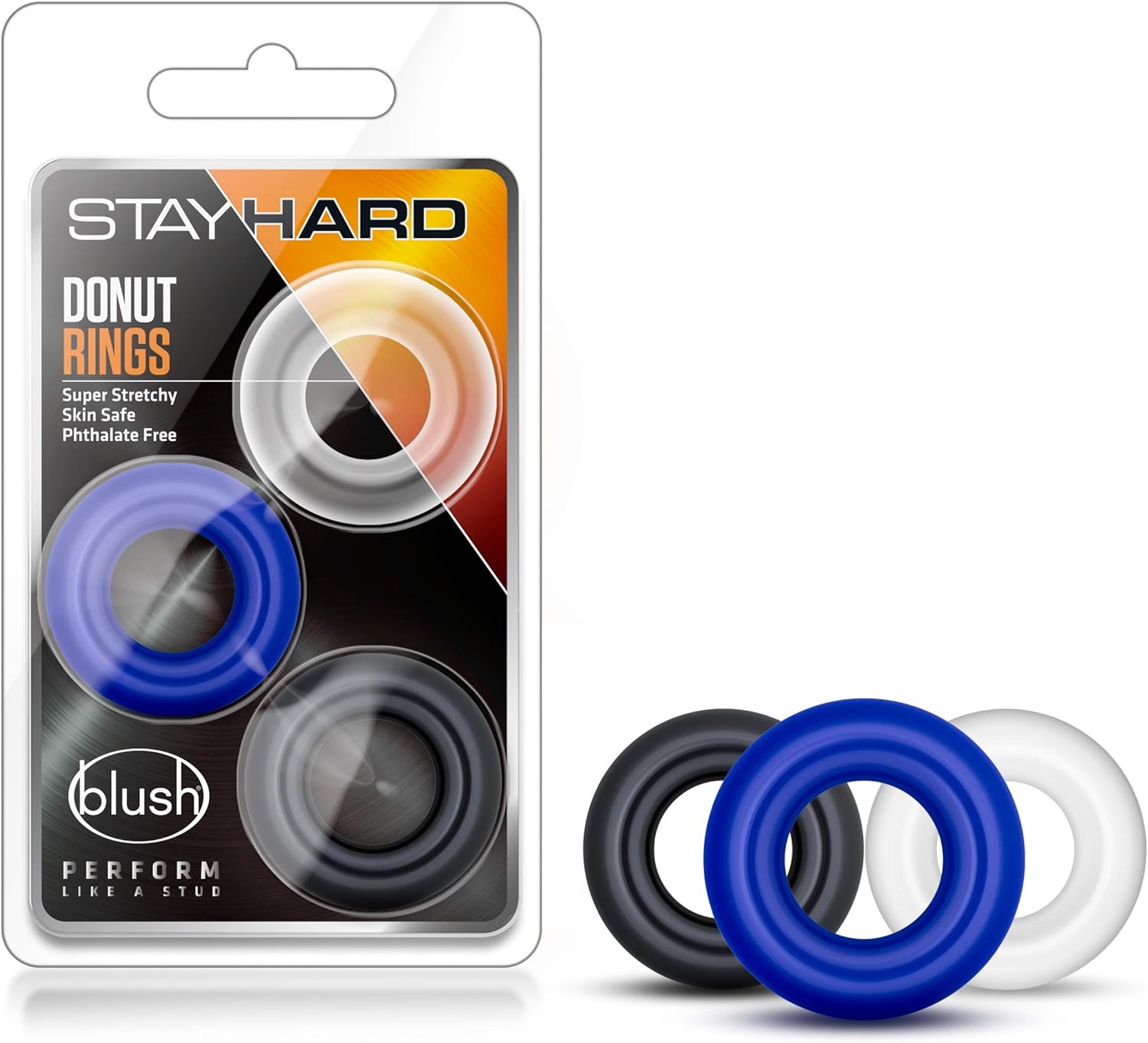 ANILLOS RETARDANTE DE DONUT STAY HARD ( PACK 3 )  - imagen 3