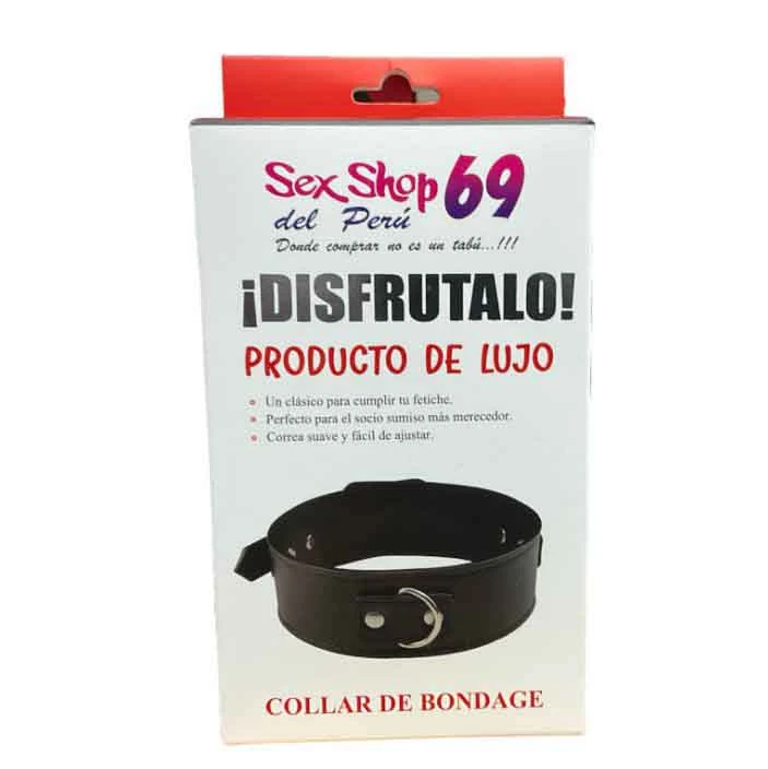 A-collarin Cuero de Medianoche - imagen 1