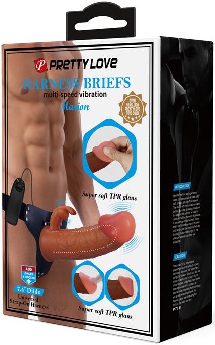 ARNÉS VIBRADOR MARION 19 CM - imagen 1