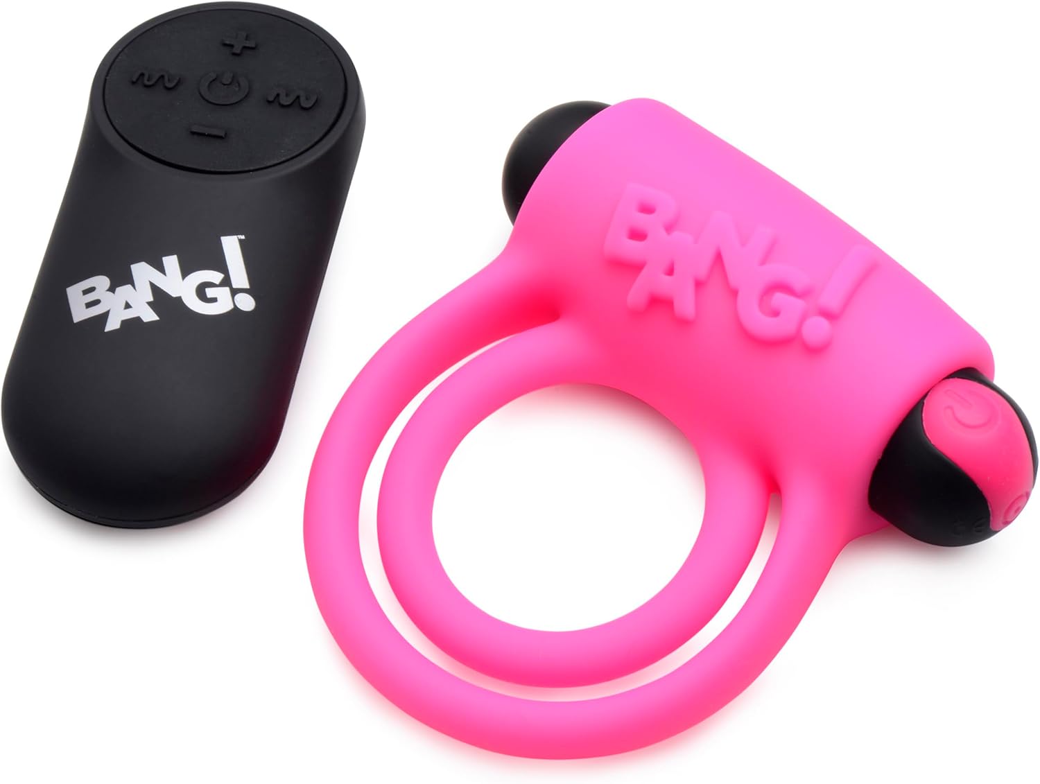 Anillo Retardante Vibrador Con Control Remoto Rosa - imagen 1