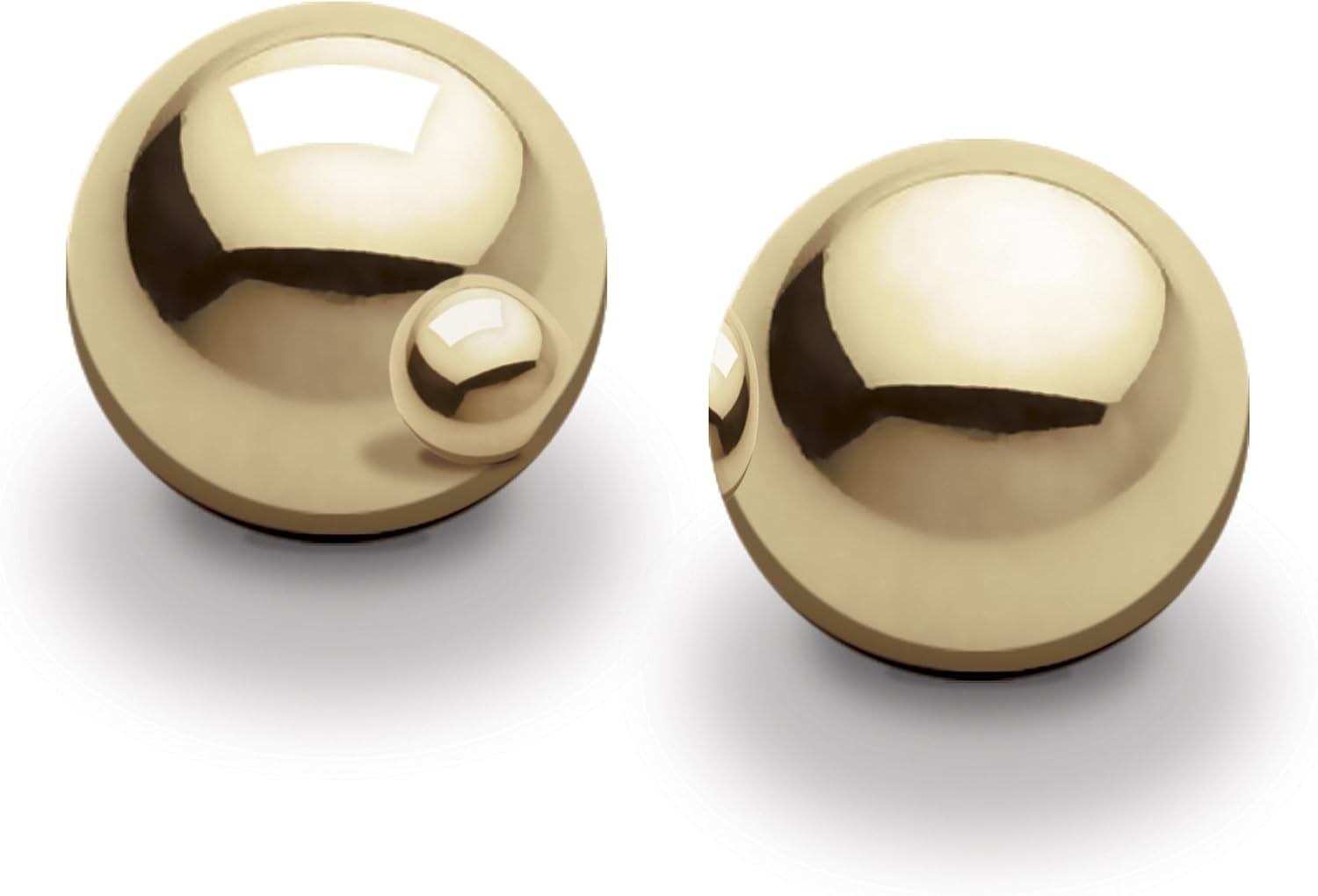 Bolas Chinas Realistas de Cristal Geisha Dorado - imagen 1