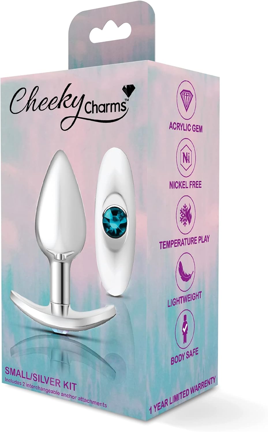 Consolador Tapones de Metal Piedra Acrilica - imagen 2