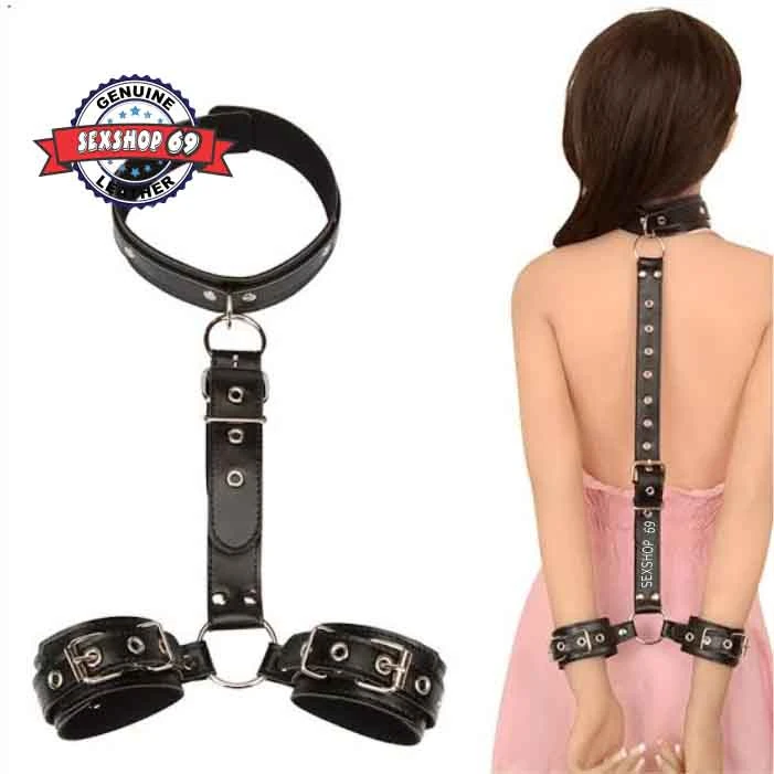 Fetish Collarin Con Esposas Regulable (agotado) - imagen 1