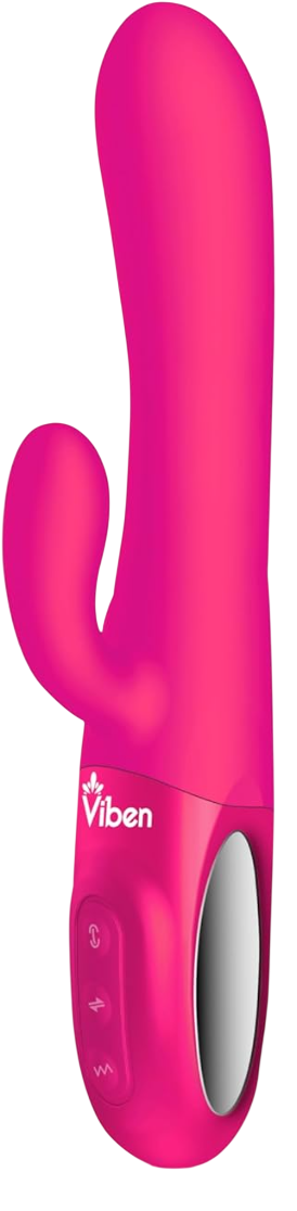 Vibrador Multiorgásmico Rabbits Realista Viben Fucsia - imagen 1