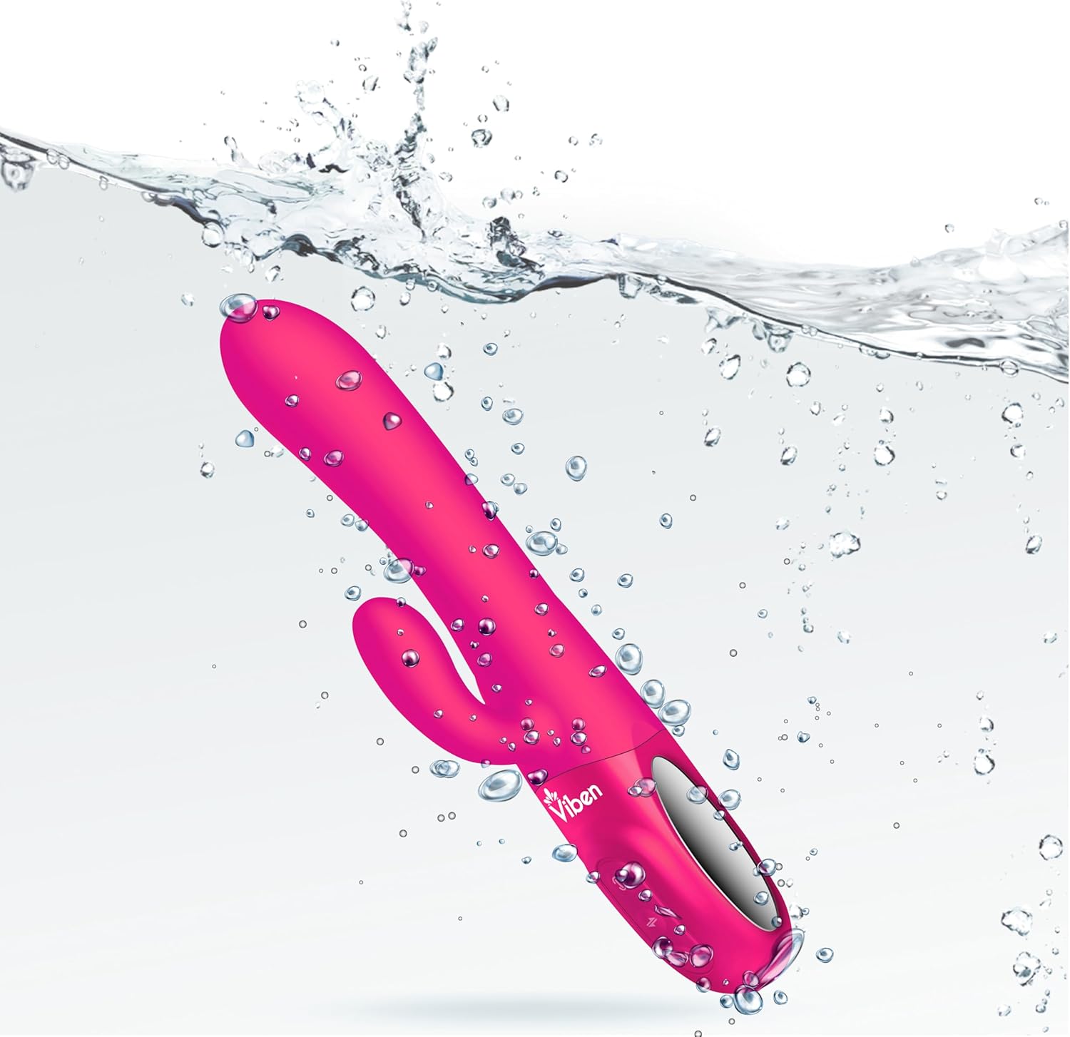 Vibrador Multiorgásmico Rabbits Realista Viben Fucsia - imagen 3