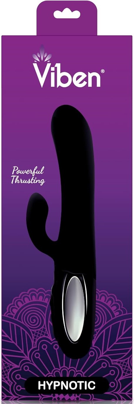 Vibrador Rabbits Realista Viben Negro - imagen 1