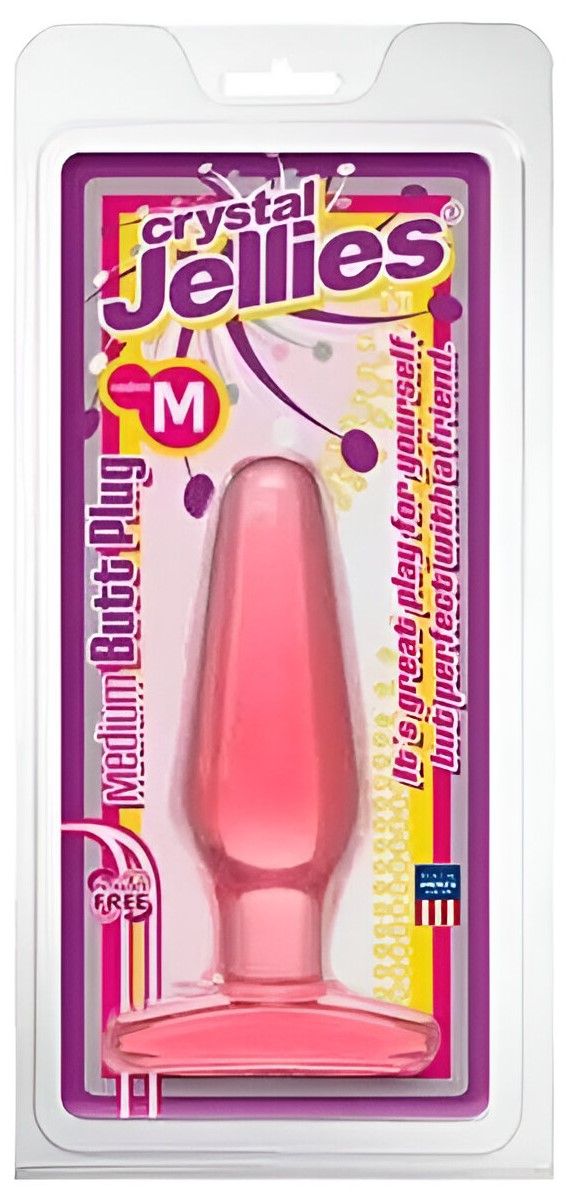 Consolador Crystal Jellies Rosa m - imagen 1