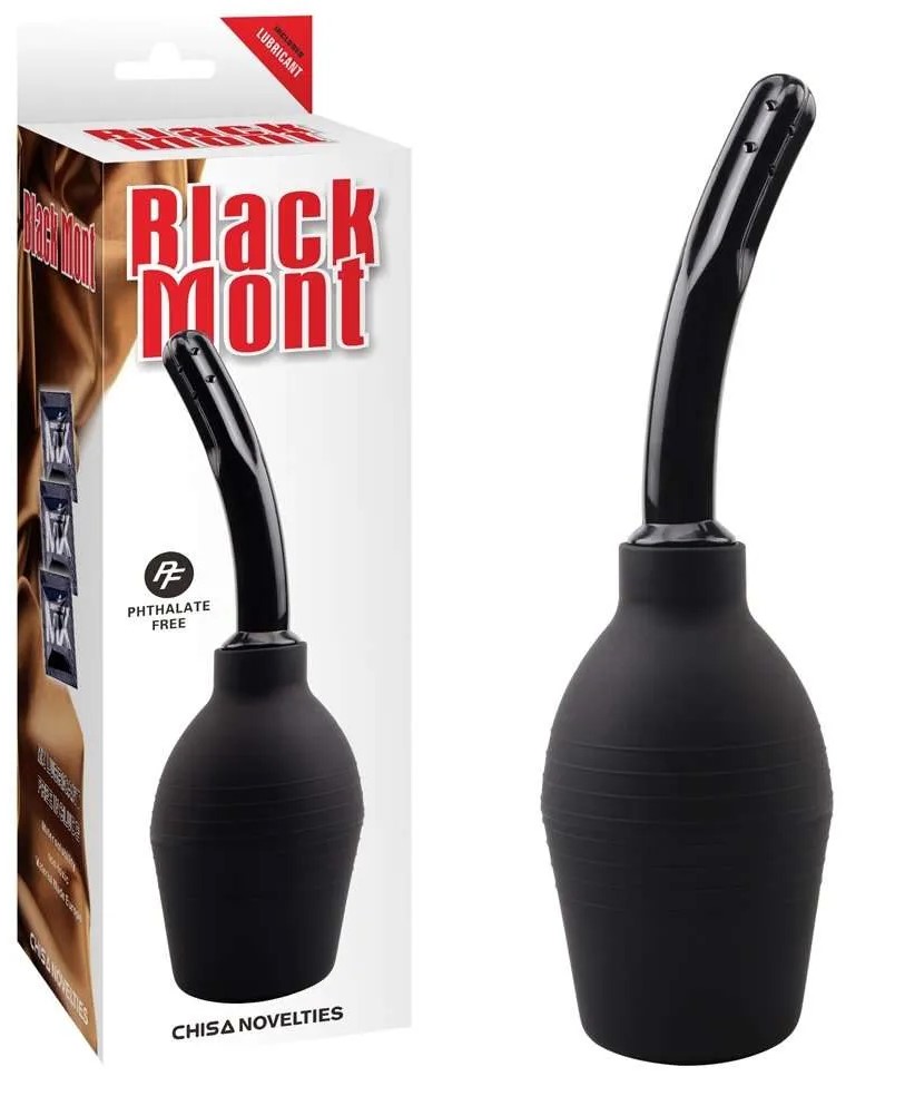 Consolador Enema Black Mont Curvo - imagen 2