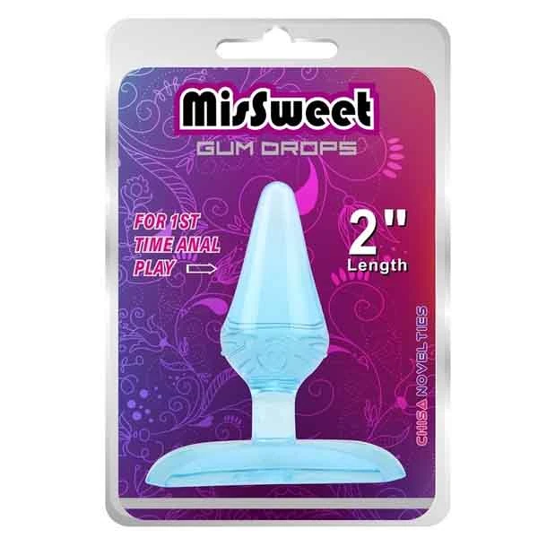 Consolador Miss Sweet 2° Azul Transparente - imagen 1