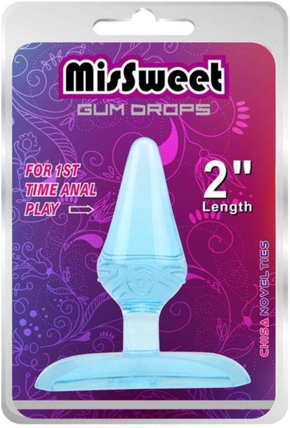 Consolador Miss Sweet 2° Azul Transparente - imagen 1