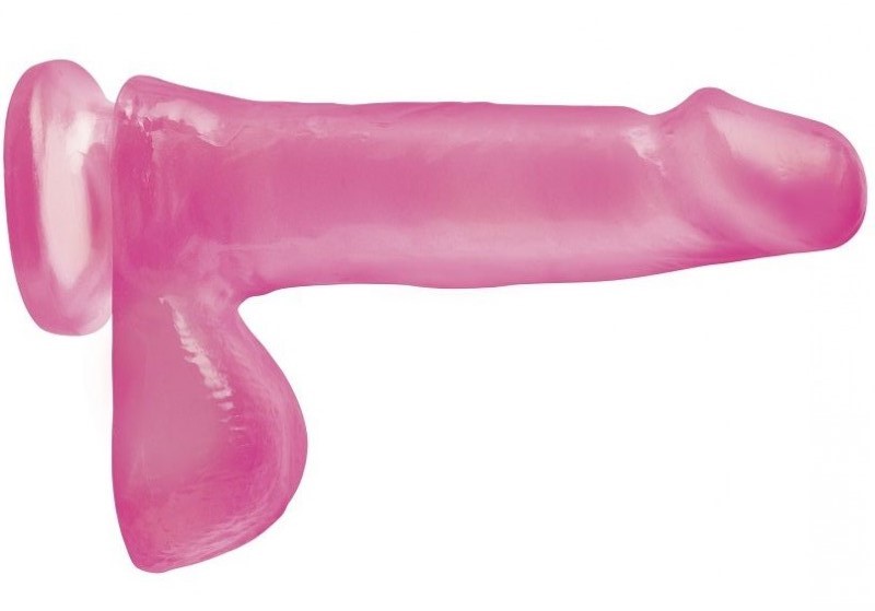 Consolador Realista Basix Rubber Works Dong 6 Rosa - imagen 3