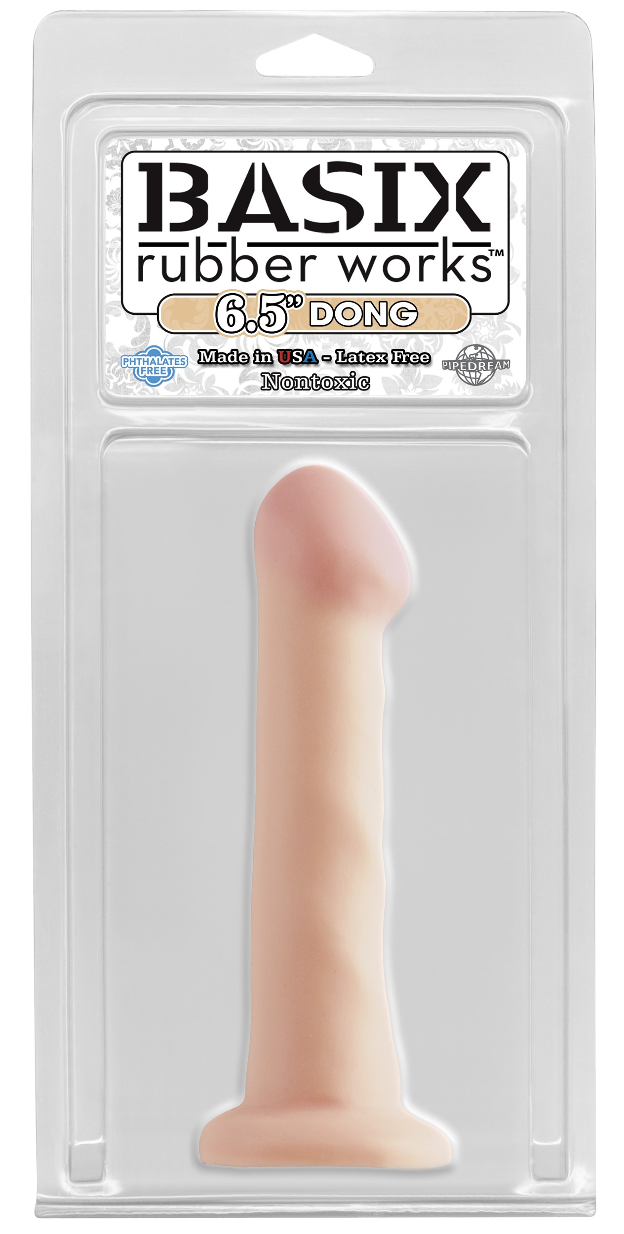 Consolador Realista Basix Rubber Works Dong 6.5 - imagen 1