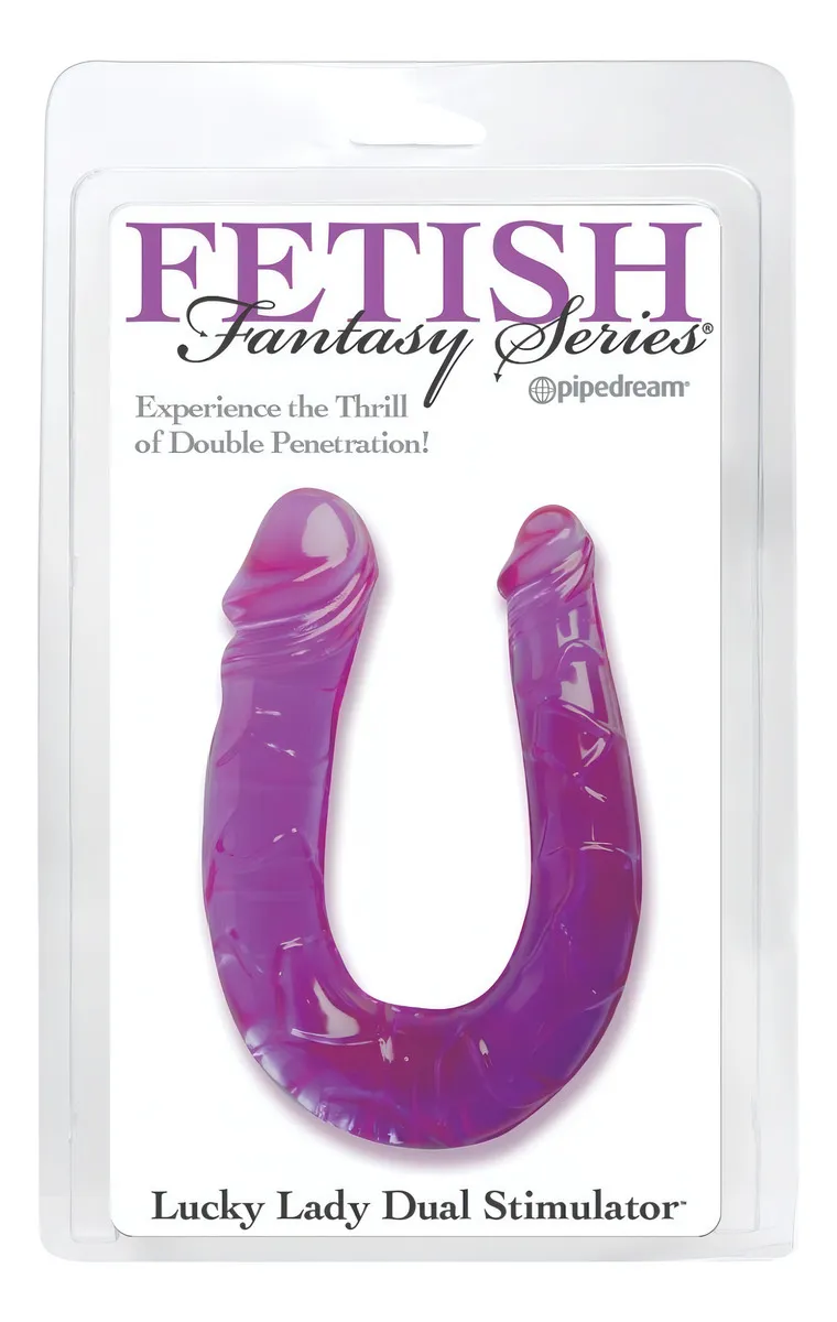 Consolador Realista  Doble Estimulador Purpura - imagen 2
