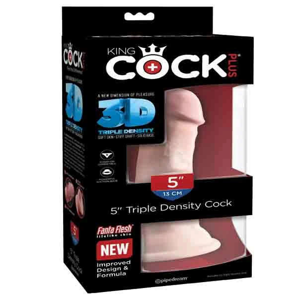 A-consolador King Cock Plus 5 Triple Densidad - imagen 1