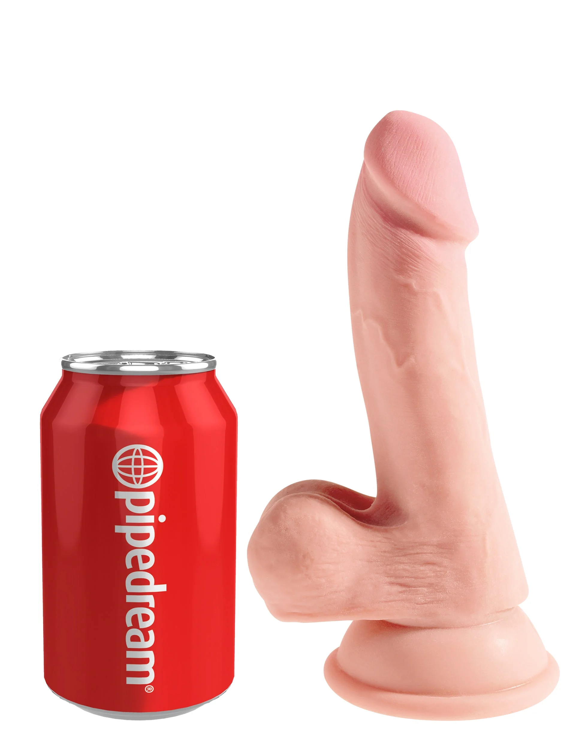 Consolador King Cock Plus 6,5 Triple Densidad Con Bolas - imagen 3