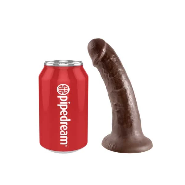 Consolador Piel King Cock 6 Marron - imagen 2