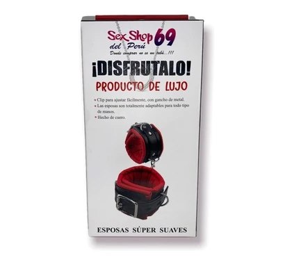 Fetish Esposas Super Suaves Rojas - imagen 1