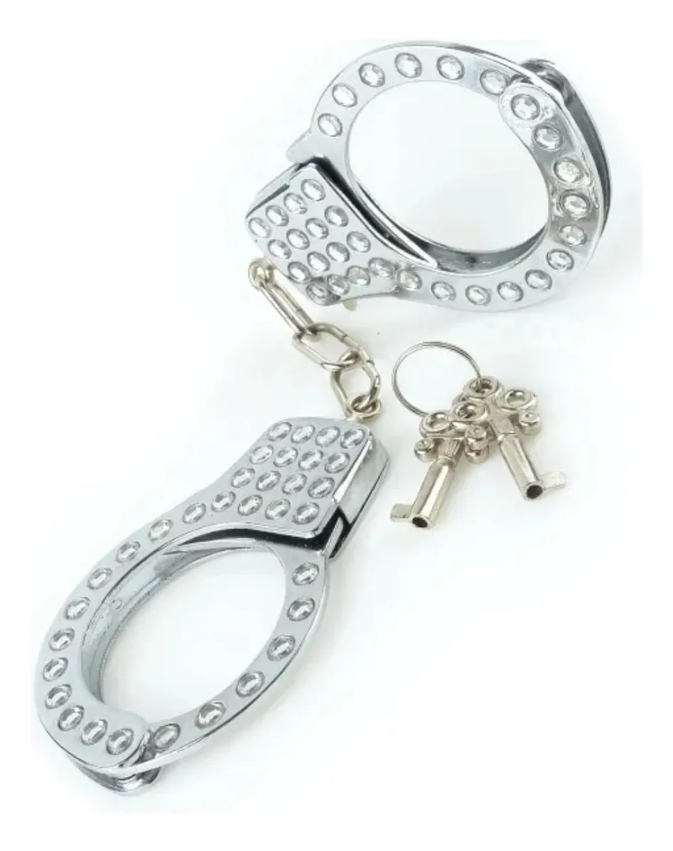 Fetish Cuffs de Lujo Plateado - imagen 3