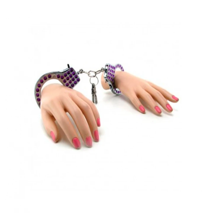 Fetish Cuffs de Lujo Rosado - imagen 2