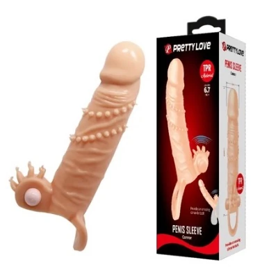 Funda De Extension Con Vibrador Pretty Love 6.7 - imagen 1