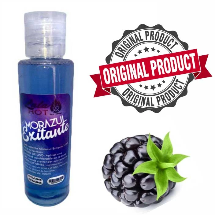 Lubricante Sabor Mora Zul Exitante - imagen 1