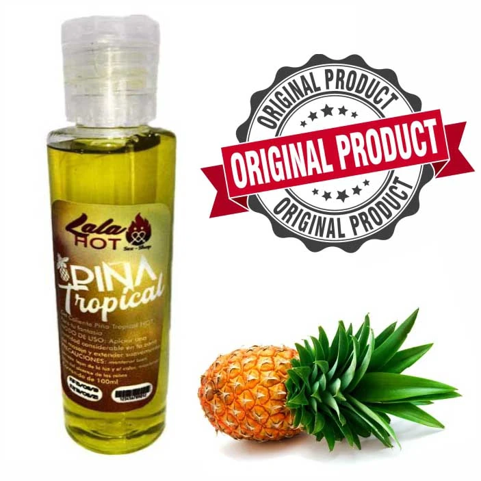 Lubricante Hot Sabor Piña Tropical - imagen 1