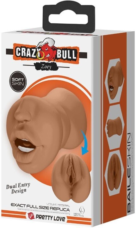 Masturbador Zoey Doble Entrada Boca y Vagina - imagen 1