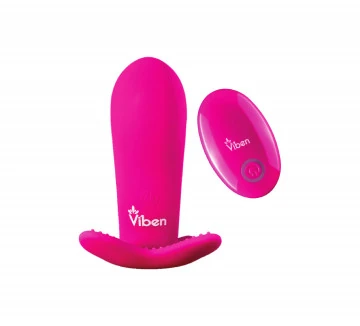 Vibrador Viben Panty Fucsia 10 Funciones - imagen 2